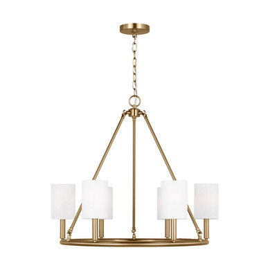Mid. Chandeliers Candle by Visual Comfort Studio ( 454 | DJC1086SB Egmont ) 