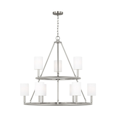 Mid. Chandeliers Candle by Visual Comfort Studio ( 454 | DJC1099BS Egmont ) 