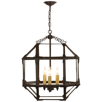 Foyer/Hall Lanterns Glass w/Frame by Visual Comfort Signature ( 268 | SK 5009AZ-CG Morris ) 