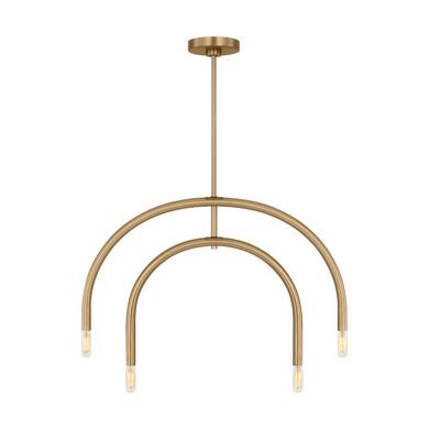 Mid. Chandeliers Candle by Visual Comfort Studio ( 454 | DJC1104SB Hadden ) 