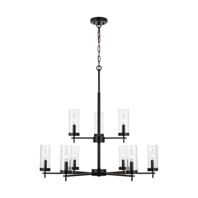 Mid. Chandeliers Glass Up by Visual Comfort Studio ( 454 | 3190309-112 Zire ) 