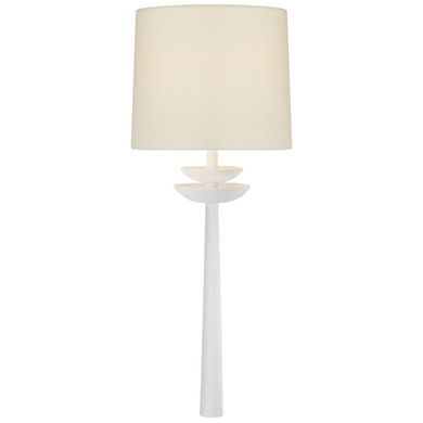 Sconces Single Candle by Visual Comfort Signature ( 268 | ARN 2301WHT-L Beaumont ) 