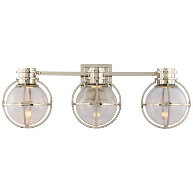 Bathroom Fixtures Three Lights by Visual Comfort Signature ( 268 | CHD 2483PN-CG Gracie ) 