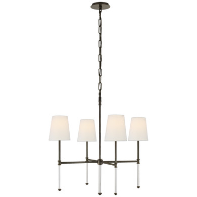 Mid. Chandeliers Candle by Visual Comfort Signature ( 268 | SK 5050BZ-L Camille ) 