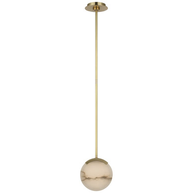 Mini Pendants Glass Down by Visual Comfort Signature ( 268 | KW 5611AB-ALB Melange ) 
