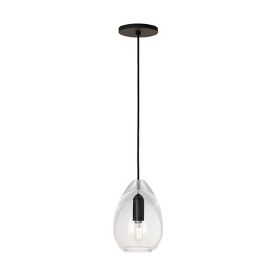 Mini Pendants Glass Down by Visual Comfort Modern ( 182 | SLPD278CB-L Alina ) 
