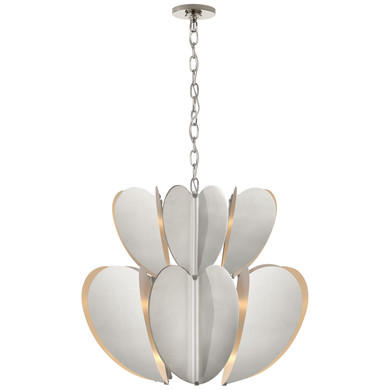 Mid. Chandeliers Candle by Visual Comfort Signature ( 268 | KS 5132PN Danes ) 