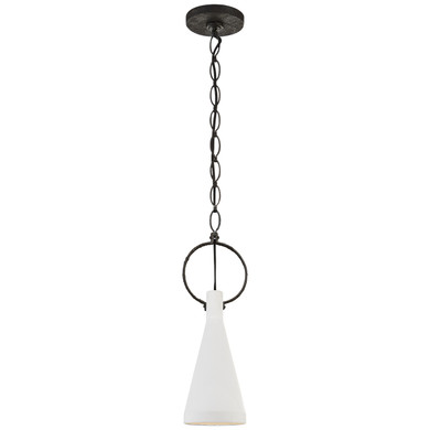 Mini Pendants Metal Shade by Visual Comfort Signature ( 268 | SK 5360NR-PW Limoges ) 