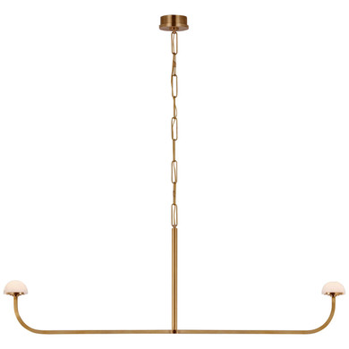 Linear/Island Geometric/Linear by Visual Comfort Signature ( 268 | KW 5625AB-ALB Pedra ) 