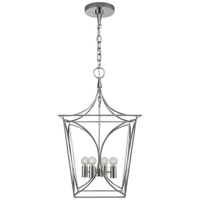 Foyer/Hall Lanterns Open Frame by Visual Comfort Signature ( 268 | KS 5144PN Cavanagh ) 