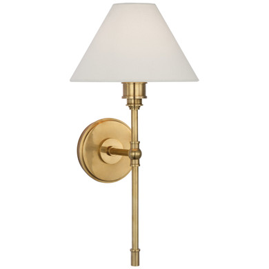 Sconces Single Candle by Visual Comfort Signature ( 268 | CHD 2532AB-L Parkington ) 