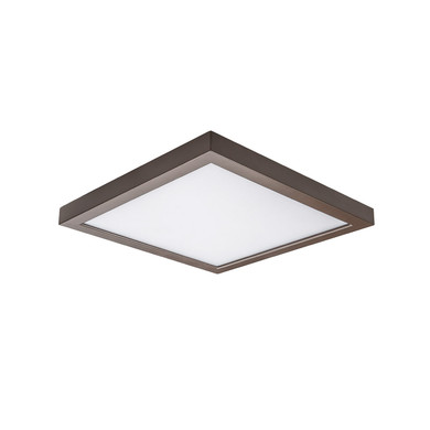 Flush Mounts Bowl Style by W.A.C. Lighting ( 34 | FM-05SQ-935-BZ Square ) 