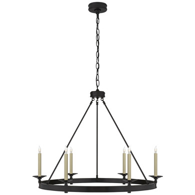 Mid. Chandeliers Candle by Visual Comfort Signature ( 268 | CHC 1601BZ Launceton ) 