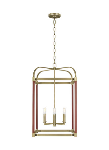 Foyer/Hall Lanterns Open Frame by Visual Comfort Studio ( 454 | LC1156TWB Hadley ) 