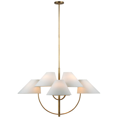 Large Chandeliers Candle by Visual Comfort Signature ( 268 | KS 5225SB-L Kinsley ) 