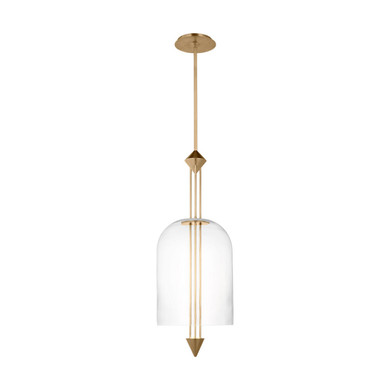 Mini Pendants Glass Down by Visual Comfort Modern ( 182 | SLPD31527CNB Cathedral ) 