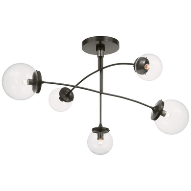 Large Chandeliers Glass Shade by Visual Comfort Signature ( 268 | KS 5403BZ-CG Prescott ) 