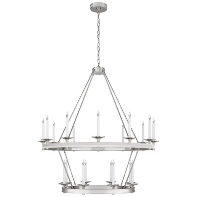 Large Chandeliers Candle by Visual Comfort Signature ( 268 | CHC 1607PN Launceton ) 