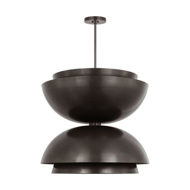 Pendants Metal Shade by Visual Comfort Modern ( 182 | SLPD32027BZ Shanti ) 