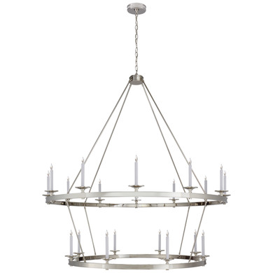 Large Chandeliers Candle by Visual Comfort Signature ( 268 | CHC 1609PN Launceton ) 