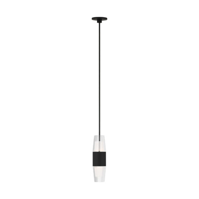 Mini Pendants Glass Down by Visual Comfort Modern ( 182 | SLPD38227B Lassell ) 