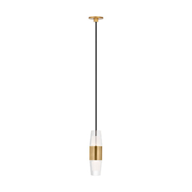 Mini Pendants Glass Down by Visual Comfort Modern ( 182 | SLPD38227NB Lassell ) 