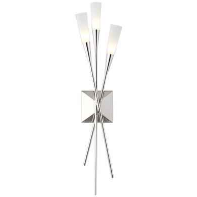 Sconces Triple Glass by Visual Comfort Signature ( 268 | CHD 2602PN Stellar ) 