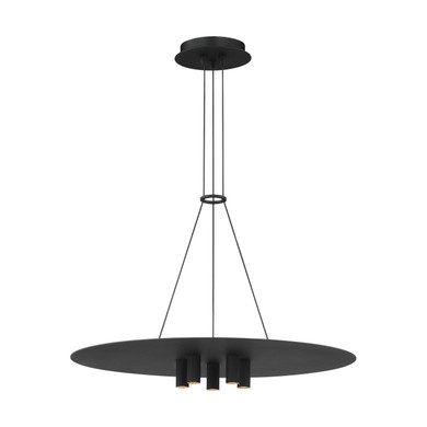 Pendants Metal Shade by Visual Comfort Modern ( 182 | 700TDPNT22B-LED930 Ponte ) 