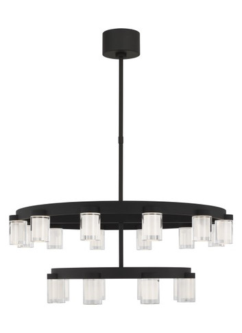 Mid. Chandeliers Glass Down by Visual Comfort Modern ( 182 | KWCH19827B Esfera ) 