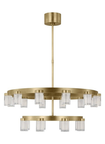 Mid. Chandeliers Glass Down by Visual Comfort Modern ( 182 | KWCH19827NB Esfera ) 