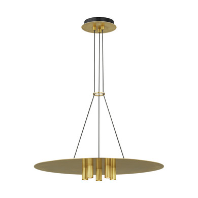 Pendants Metal Shade by Visual Comfort Modern ( 182 | 700TDPNT22NB-LED930 Ponte ) 