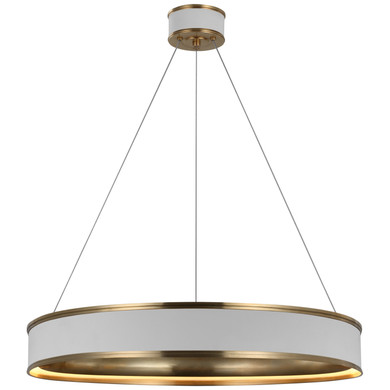 Mid. Chandeliers Ring/Halo by Visual Comfort Signature ( 268 | CHC 1615WHT/AB Connery ) 
