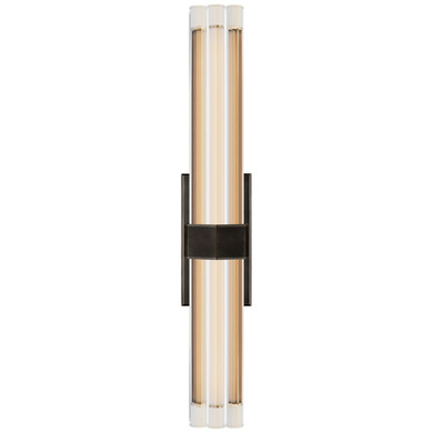 Sconces Linear/Tubular by Visual Comfort Signature ( 268 | LR 2910BZ-CG Fascio ) 