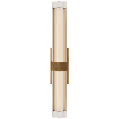 Sconces Linear/Tubular by Visual Comfort Signature ( 268 | LR 2910HAB-CG Fascio ) 