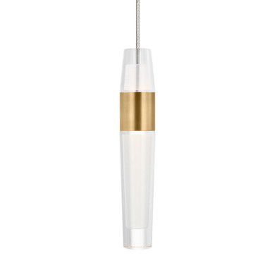 Mini Pendants Glass Down by Visual Comfort Modern ( 182 | SLPD396MO27NB Lassell ) 