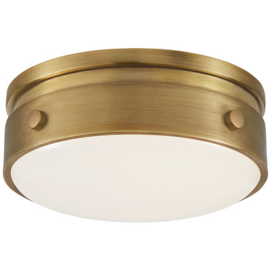 Flush Mounts Bowl Style by Visual Comfort Signature ( 268 | TOB 4062HAB-WG Hicks ) 