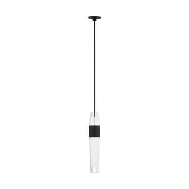 Mini Pendants Glass Down by Visual Comfort Modern ( 182 | SLPD39827B Lassell ) 