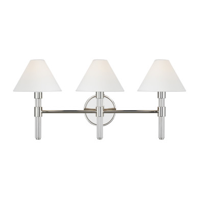 Bathroom Fixtures Three Lights by Visual Comfort Studio ( 454 | LV1043PN Robert ) 