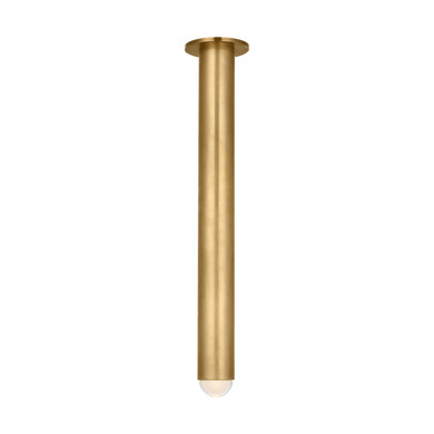 Flush Mounts Metal Shade by Visual Comfort Modern ( 182 | KWFM30827NB Ebell ) 