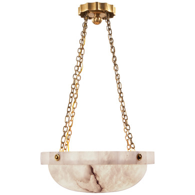 Pendants Bowl Style by Visual Comfort Signature ( 268 | CHC 2149ALB Fluted Band ) 