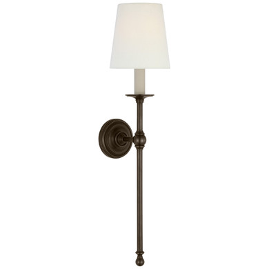 Sconces Single Candle by Visual Comfort Signature ( 268 | CHD 2819BZ-L Classic ) 