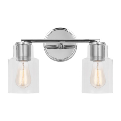 Bathroom Fixtures Two Lights by Visual Comfort Studio ( 454 | DJV1002CH Sayward ) 