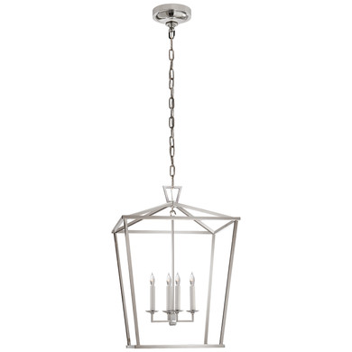 Foyer/Hall Lanterns Open Frame by Visual Comfort Signature ( 268 | CHC 2165PN Darlana ) 