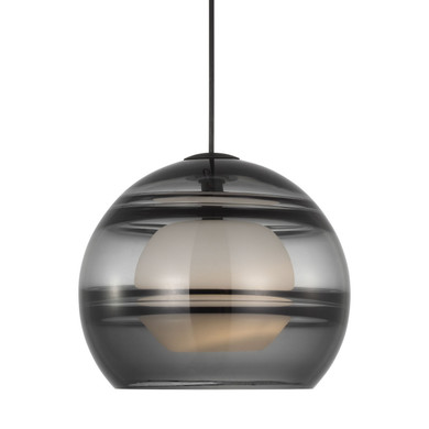 Pendants Glass Down by Visual Comfort Modern ( 182 | 700TDSDNLPKB Sedona ) 