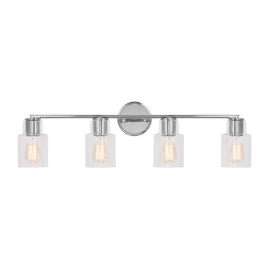 Bathroom Fixtures Four Lights by Visual Comfort Studio ( 454 | DJV1004CH Sayward ) 