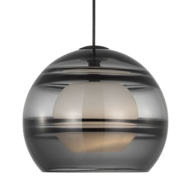 Pendants Glass Down by Visual Comfort Modern ( 182 | 700TDSDNLPKB-LED927 Sedona ) 