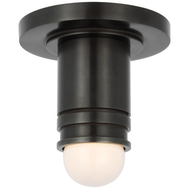 Flush Mounts Exposed Lamps by Visual Comfort Signature ( 268 | TOB 4360BZ Top Hat ) 