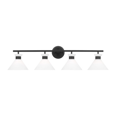 Bathroom Fixtures Four Lights by Visual Comfort Studio ( 454 | DJV1014MBK Belcarra ) 