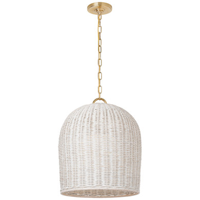 Pendants Glass Down by Visual Comfort Signature ( 268 | MF 5043SB-WW Nancy ) 