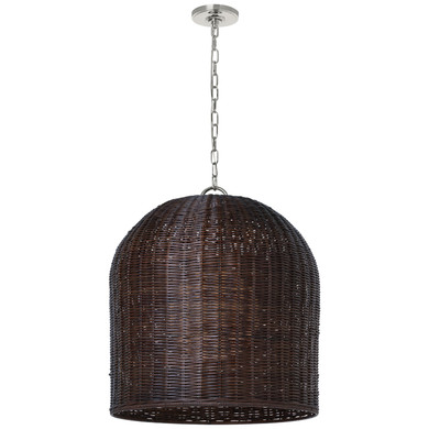 Pendants Glass Down by Visual Comfort Signature ( 268 | MF 5047PN-EPW Nancy ) 